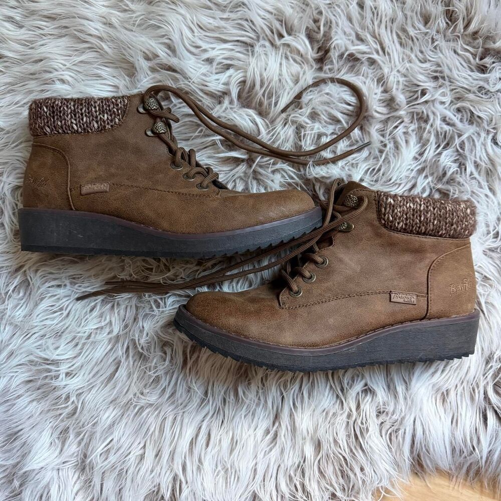 Blowfish-malibu Women's Brown and Tan Boots